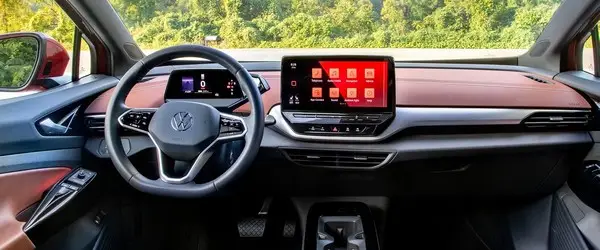 Volkswagen ID.4 rear design LED lights electric vehicle